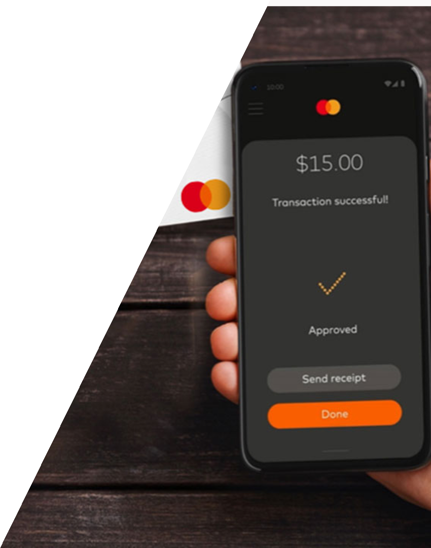Phone showing a transaction control notification